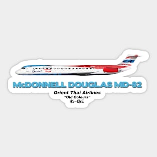 McDonnell Douglas MD-82 - Orient Thai Airlines "Old Colours" Sticker